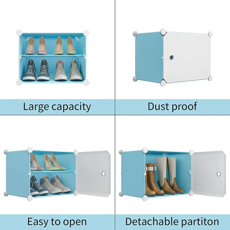 ORGANIZADOR DE ZAPATOS CON 6 MODULOS PARA DORMITORIO Y BAÑO - 4