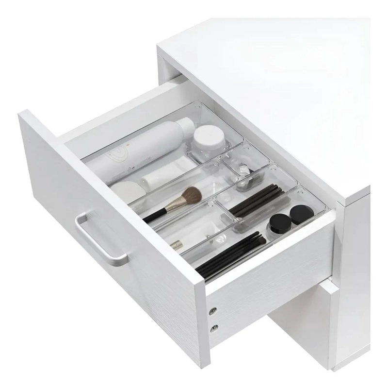 SET DE 6 ORGANIZADORES TRANSPARENTES PARA CAJONES Y ESPACIOS - 1