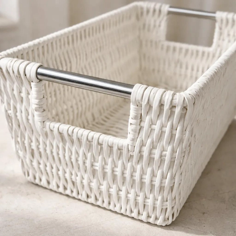CANASTO ORGANIZADOR MULTIUSOS PARA BAÑO, CLOSET Y COCINA - 3