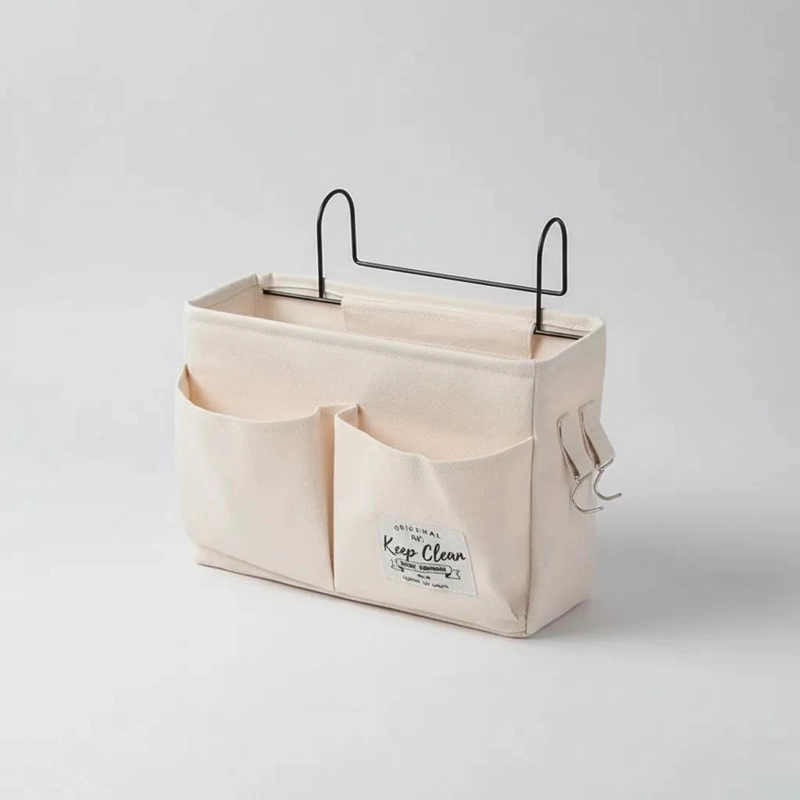 ORGANIZADOR COLGANTE PARA CAMA CON MULTIPLES BOLSILLOS MULTIUSO - 1