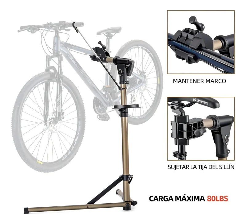 ATRIL SOPORTE PARA BICICLETA CON ROTACION DE 360 GRADOS PARA MANTENIMIENTO - 3