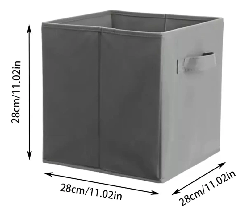 SET DE 6 CAJAS CUBO ORGANIZADORAS PLEGABLES PARA CLOSET Y ROPA - 2