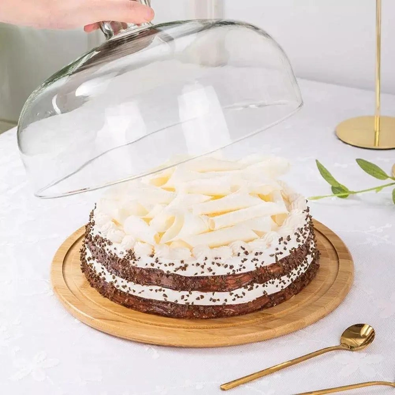 ORGANIZADOR DE COCINA DE BAMBU CON TAPA DE 30 CM - 2