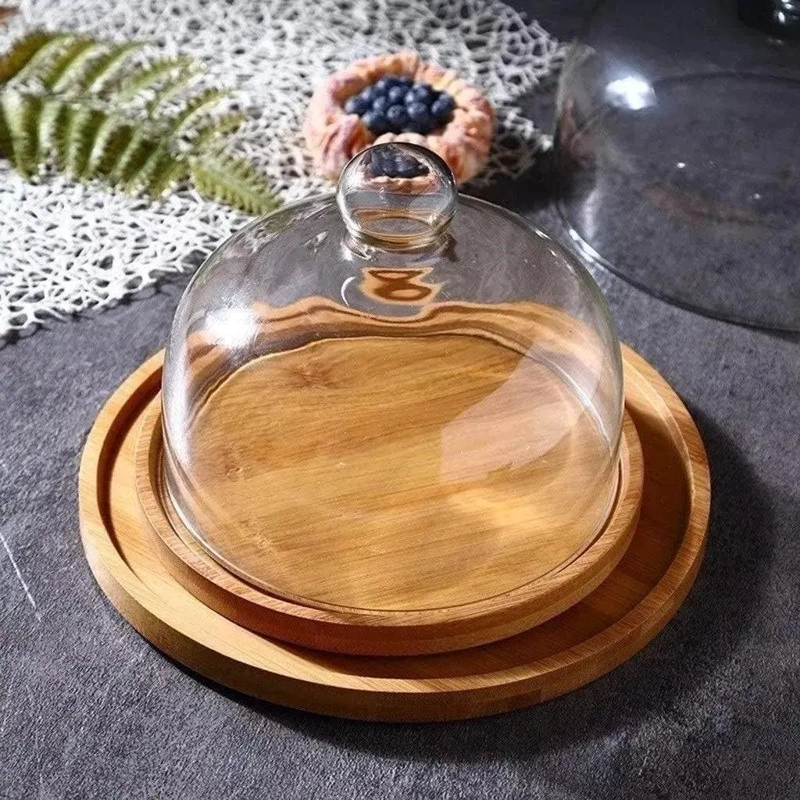 ORGANIZADOR DE COCINA DE BAMBU CON TAPA DE 30 CM - 4