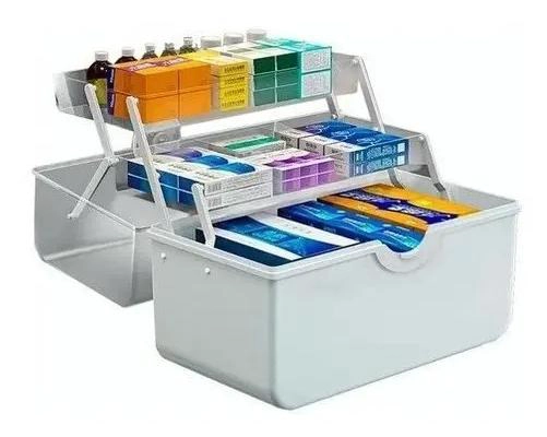 CAJA ORGANIZADORA PLASTICA MULTIUSO CON COMPARTIMIENTOS PEQUEÑOS - 1