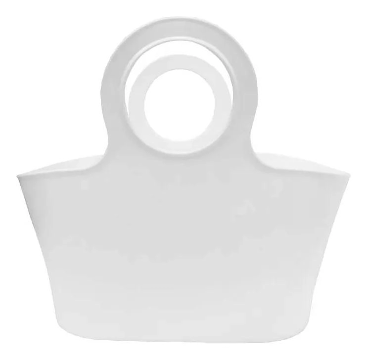 CANASTO PLASTICO ORGANIZADOR CON MEDIDAS 30X15X27 CM PARA ALMACENAMIENTO - 4