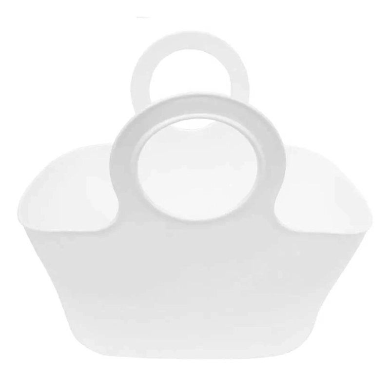 CANASTO PLASTICO ORGANIZADOR CON MEDIDAS 30X15X27 CM PARA ALMACENAMIENTO - 5
