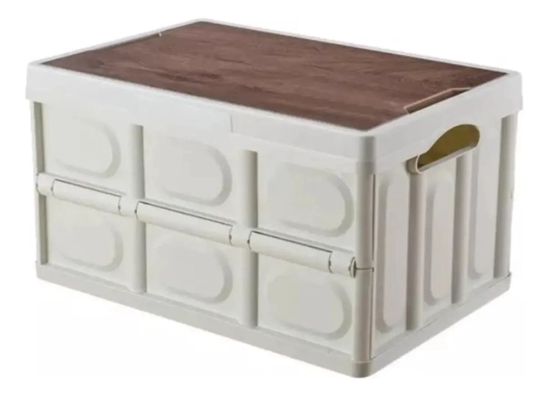 CAJA ORGANIZADORA PLEGABLE DE 30 LITROS CON FUNDA IMPERMEABLE MULTIUSO - 1