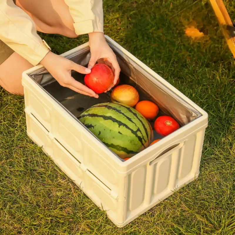 CAJA ORGANIZADORA PLEGABLE DE 30 LITROS CON FUNDA IMPERMEABLE MULTIUSO - 3