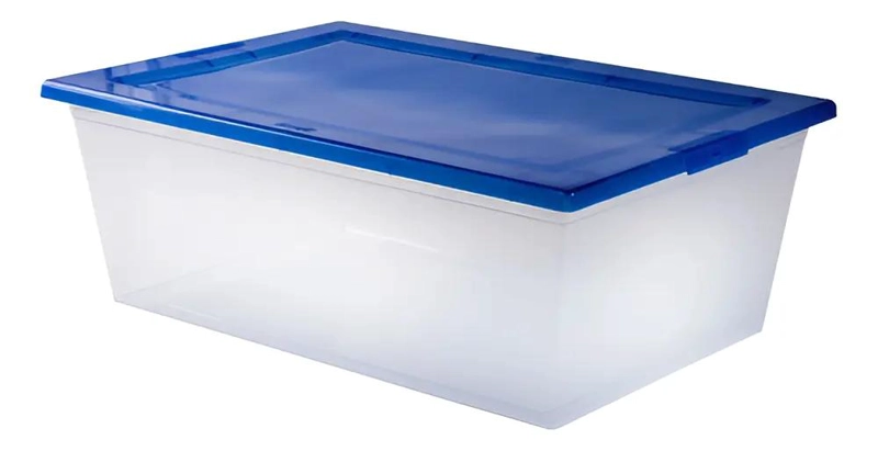 CAJA ORGANIZADORA APILABLE MULTIUSO CON CAPACIDAD DE 15 LITROS - 1