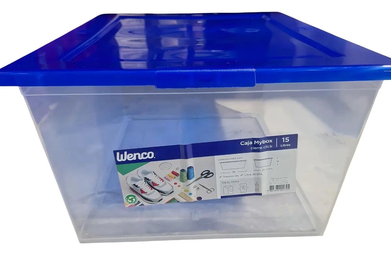 CAJA ORGANIZADORA APILABLE MULTIUSO CON CAPACIDAD DE 15 LITROS - 2