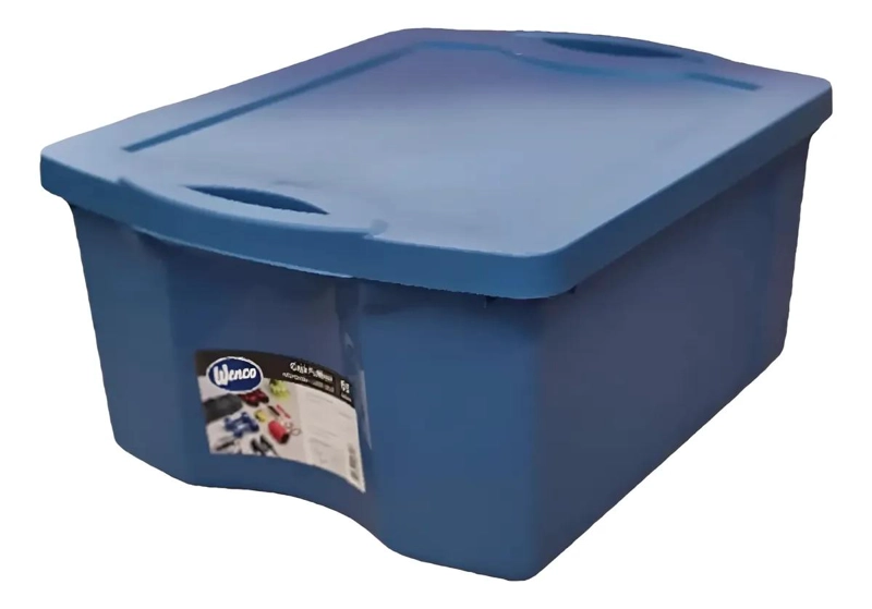 CAJA ORGANIZADORA APILABLE CON CAPACIDAD DE 55 LITROS RESISTENTE - 1