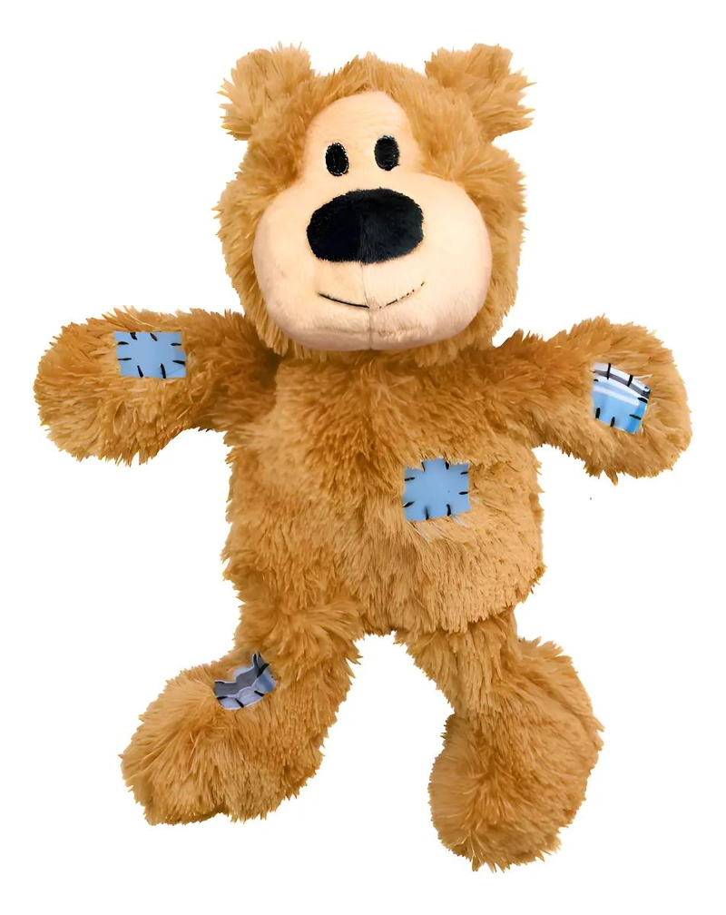 JUGUETE PARA PERRO PELUCHE CON NUDOS Y SONIDO TAMAÑO MEDIANO GRANDE - 1