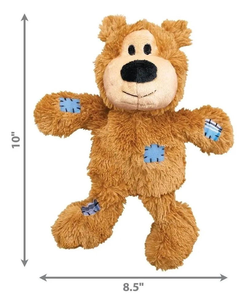 JUGUETE PARA PERRO PELUCHE CON NUDOS Y SONIDO TAMAÑO MEDIANO GRANDE - 2