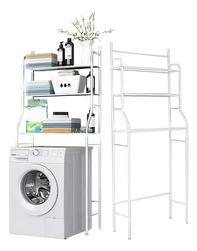 ESTANTE ORGANIZADOR PARA LAVADORA Y BAÑO CON DISEÑO COMPACTO - 2