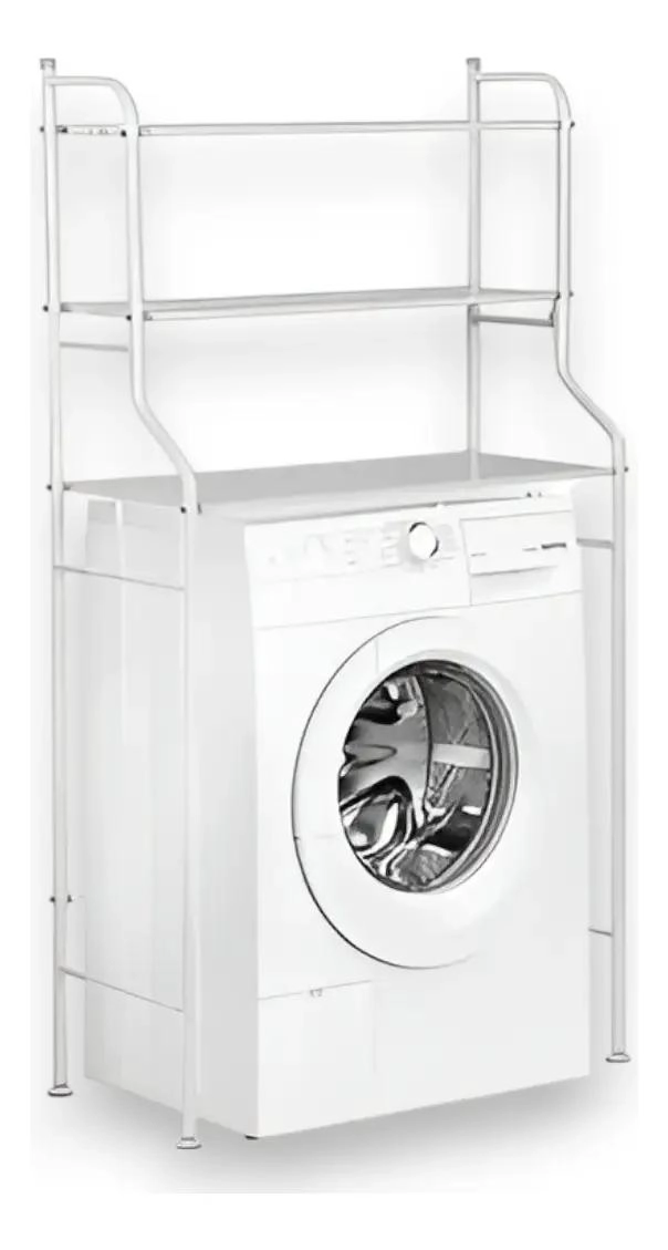 ESTANTE ORGANIZADOR PARA LAVADORA Y BAÑO CON DISEÑO COMPACTO - 4
