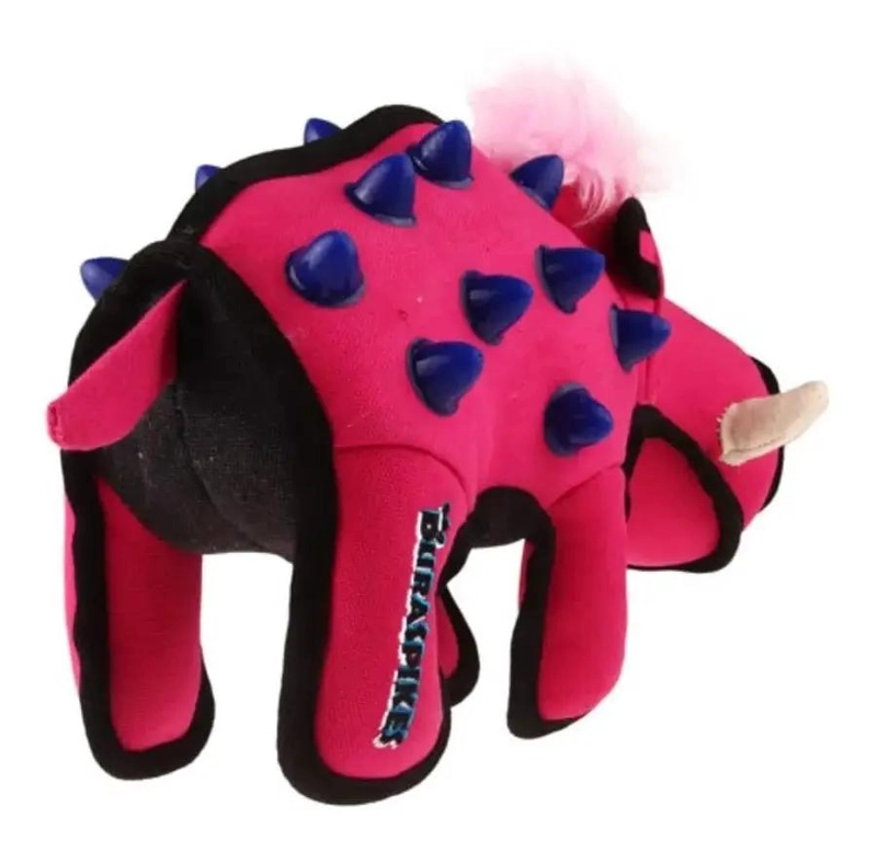PELUCHE PARA PERRO CON TEXTURA DURADERA EN FORMA DE JABALI ROSADO - 2