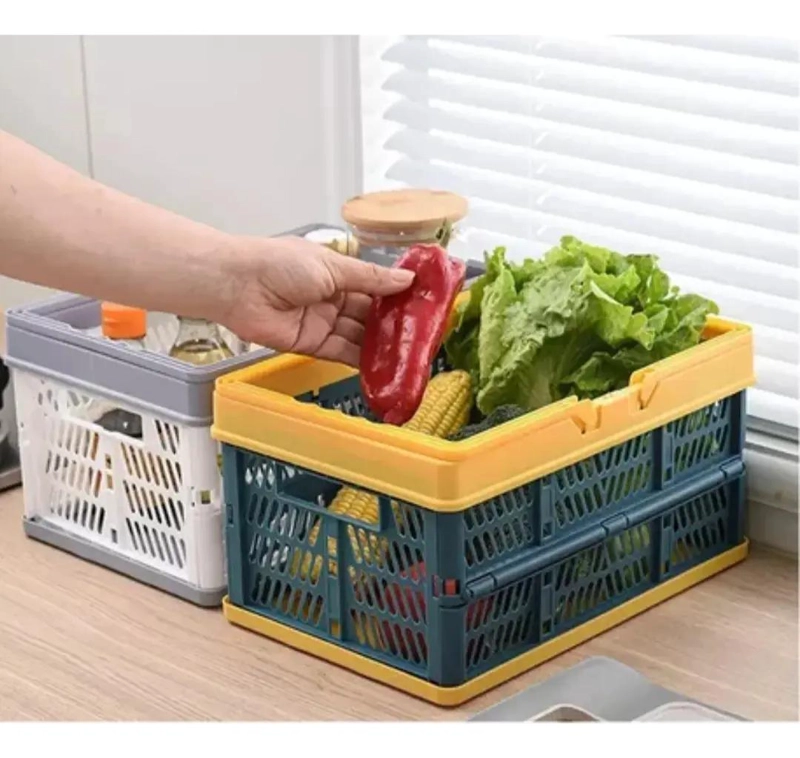CESTA PLEGABLE DE ALMACENAMIENTO RECTANGULAR PARA EL HOGAR - 5
