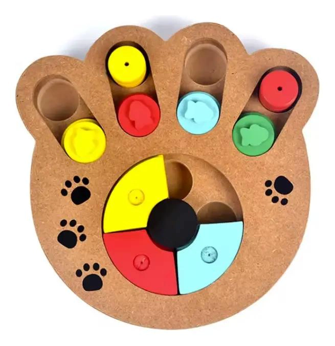 PUZZLE INTERACTIVO DISPENSADOR DE COMIDA PARA PERROS CON DISEÑO EDUCATIVO - 4