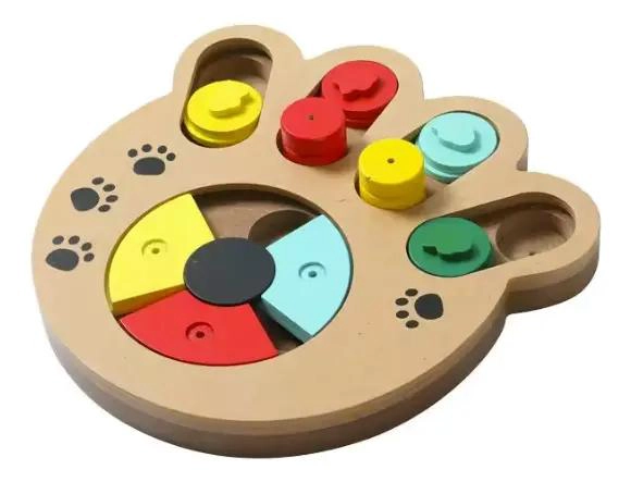 PUZZLE INTERACTIVO DISPENSADOR DE COMIDA PARA PERROS CON DISEÑO EDUCATIVO - 5