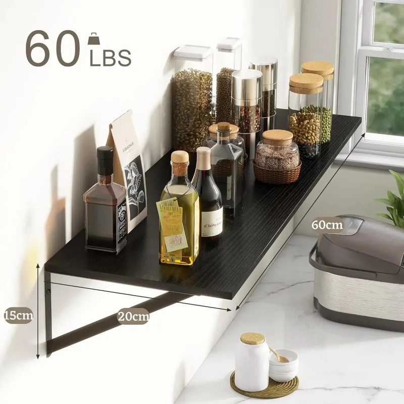 SET DE 2 ESTANTES ORGANIZADORES FLOTANTES PARA BAÑO Y PARED - 5