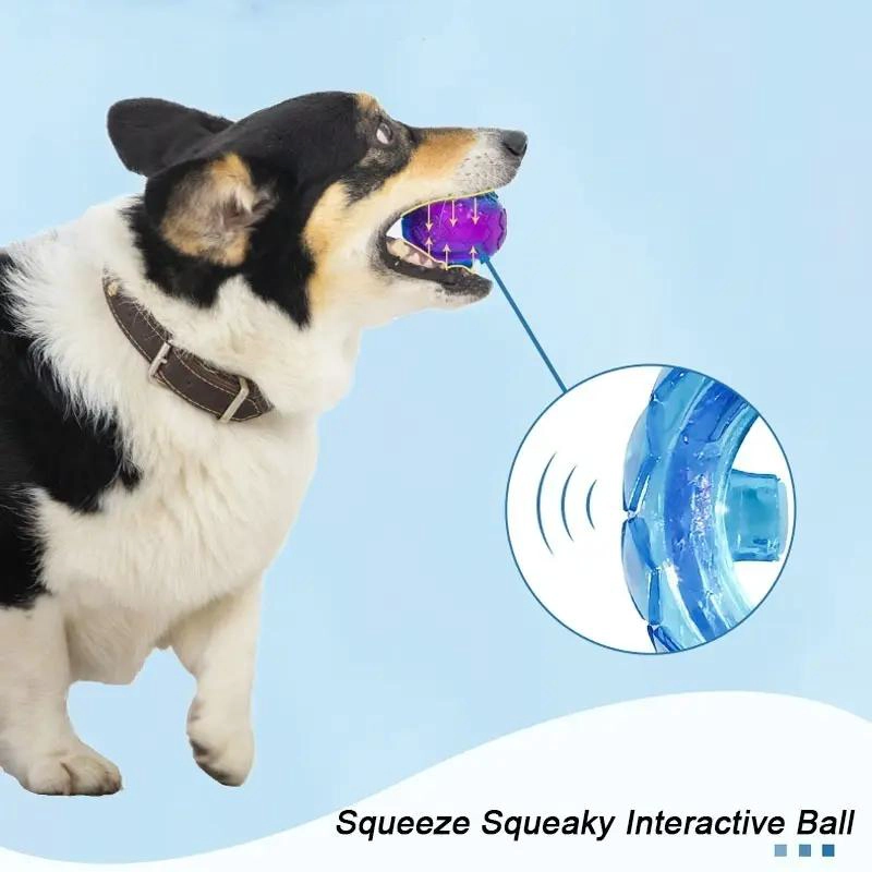 PELOTA PARA PERROS CON SONIDO SQUEAK PAQUETE DE 3 UNIDADES TALLA PEQUEÑA - 1