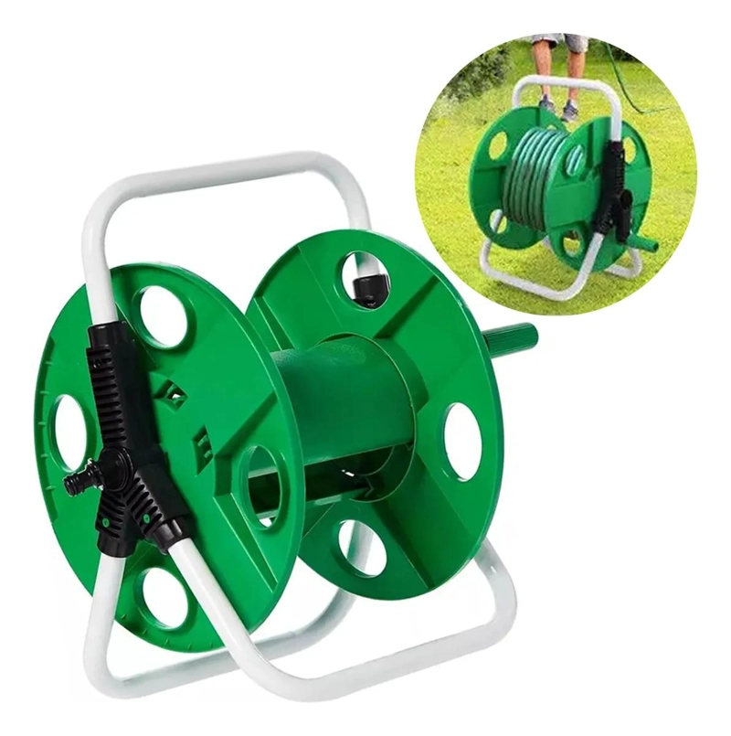 ORGANIZADOR PORTATIL PARA MANGUERA DE RIEGO DE JARDIN DE 40 METROS - 1