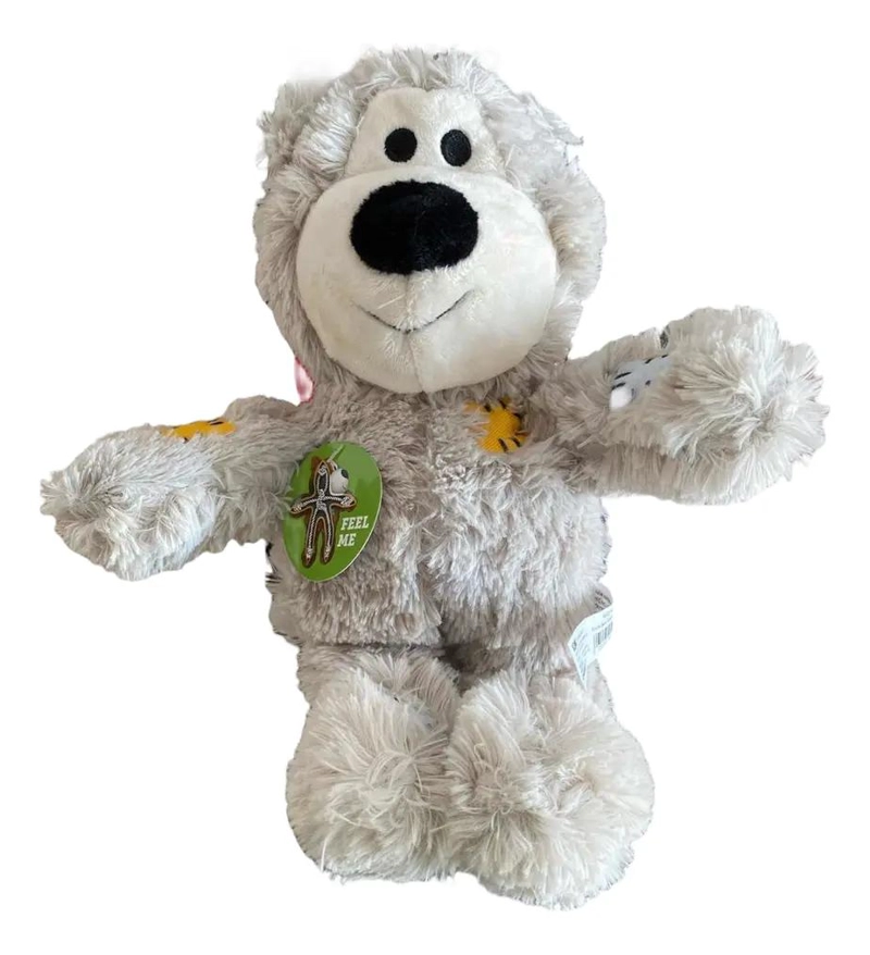 JUGUETE PARA PERRO DE PELUCHE CON NUDOS Y SONIDO TAMAÑO MEDIANO GRANDE - 1