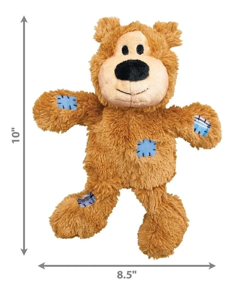 JUGUETE PARA PERRO DE PELUCHE CON NUDOS Y SONIDO TAMAÑO MEDIANO GRANDE - 3