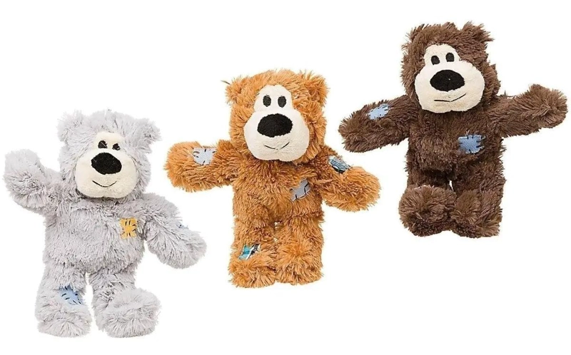JUGUETE PARA PERRO DE PELUCHE CON NUDOS Y SONIDO TAMAÑO MEDIANO GRANDE - 5
