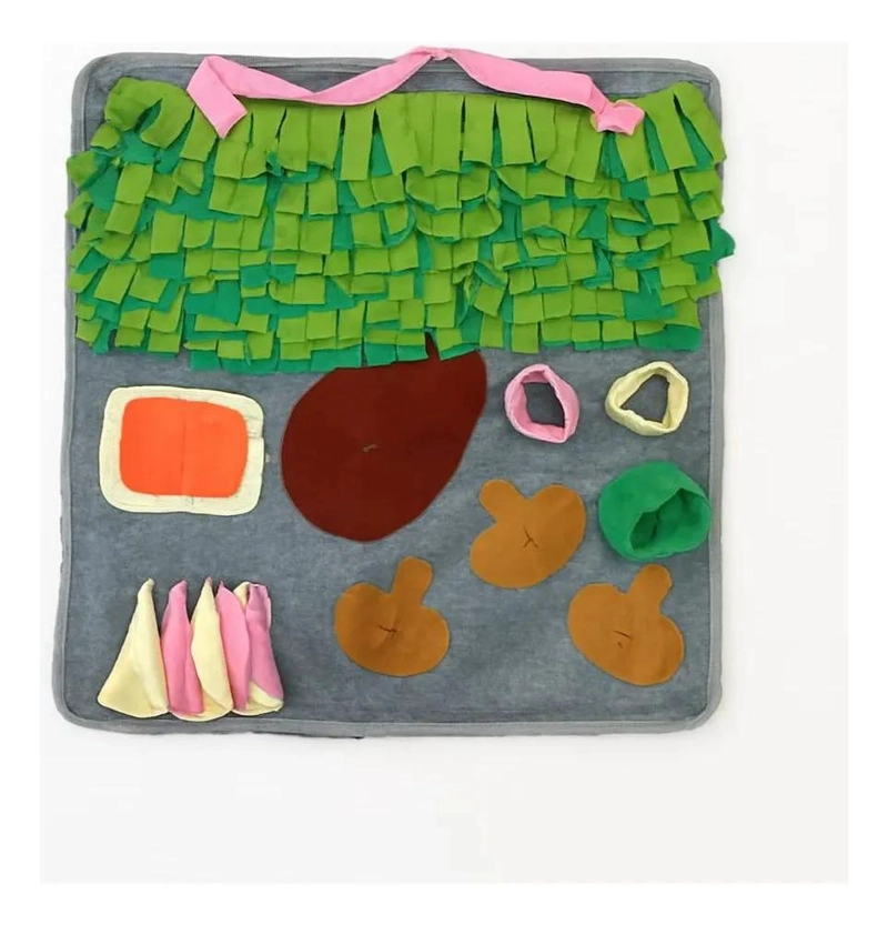 ALFOMBRA PARA MASCOTAS CON JUGUETES OLFATIVOS 40X40 CM - 1