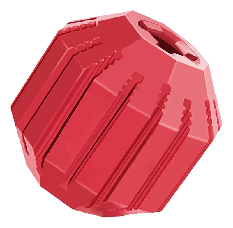 PELOTA RELLENABLE PARA PERROS TAMAÑO GRANDE CON ESPACIO PARA PREMIOS - 2