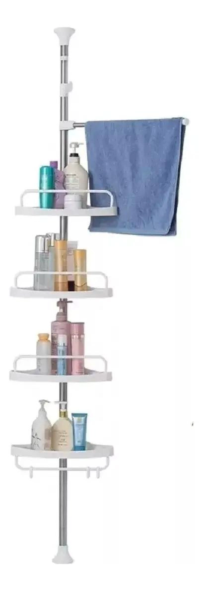 ESQUINERO DE DUCHA AJUSTABLE CON 4 REPISAS MULTIUSO PARA BAÑO - 3