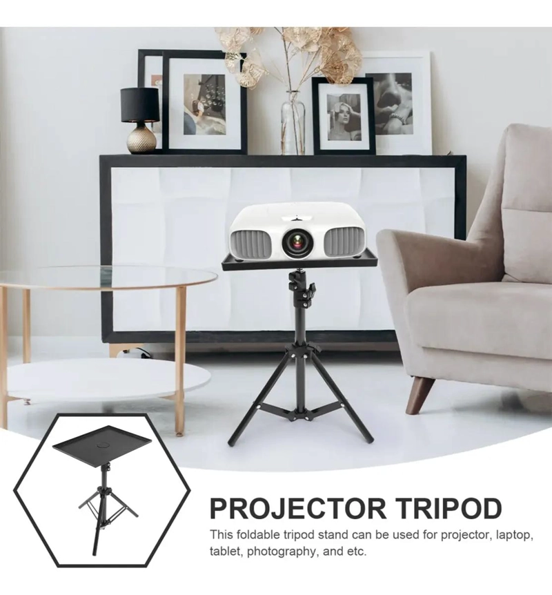 SOPORTE AJUSTABLE PARA PROYECTOR CON TRIPODE Y BANDEJA DE 55 A 200 CM - 3