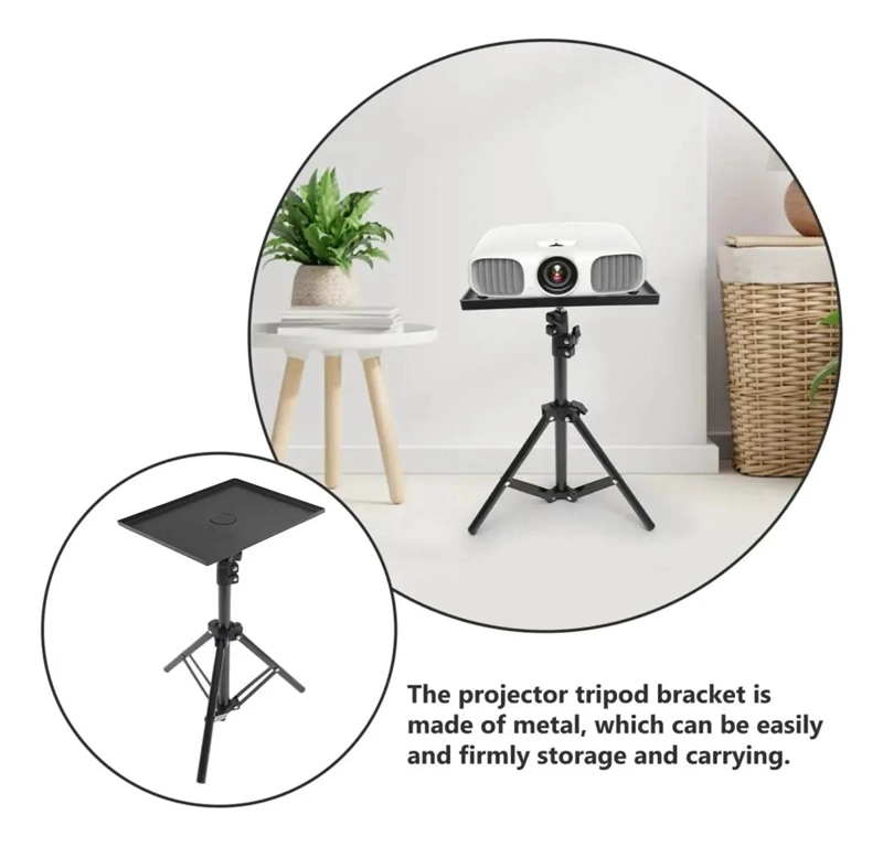 SOPORTE AJUSTABLE PARA PROYECTOR CON TRIPODE Y BANDEJA DE 55 A 200 CM - 4