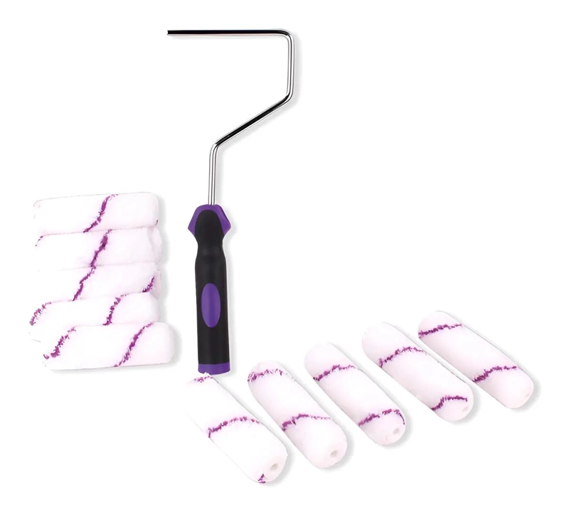 SET DE 10 RODILLOS MULTICOLOR PARA PINTAR SUPERFICIES VARIADAS - 1