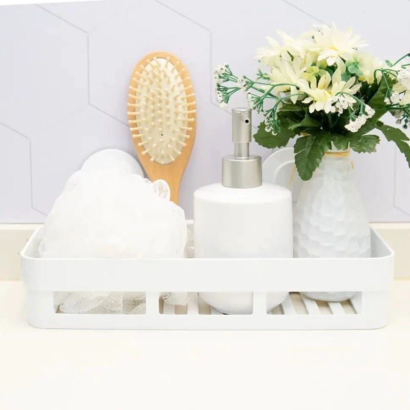 ORGANIZADOR PARA BAÑO CON SISTEMA DE SUCCION PARA ACCESORIOS - 1
