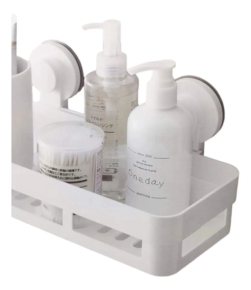 ORGANIZADOR PARA BAÑO CON SISTEMA DE SUCCION PARA ACCESORIOS - 3