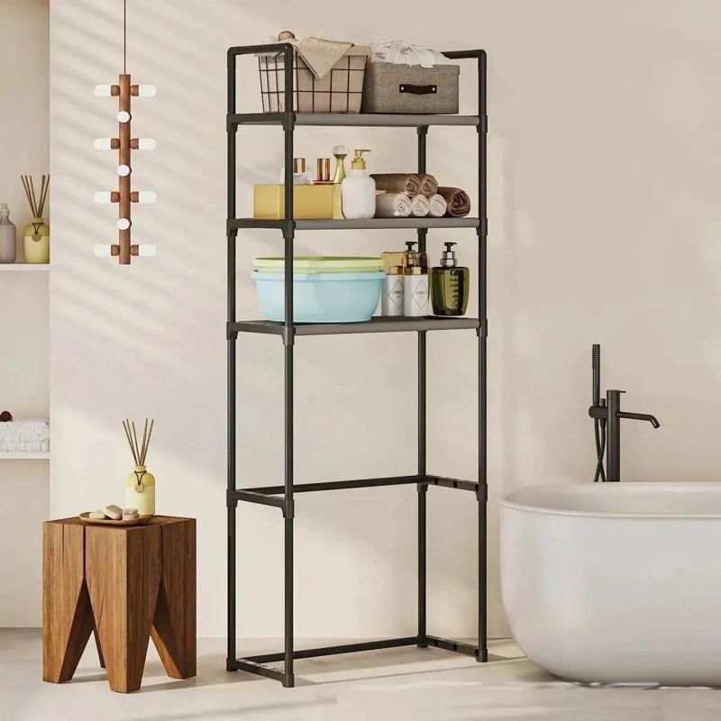 ESTANTE ORGANIZADOR PARA BAÑO DE 3 NIVELES EN METAL RESISTENTE - 2