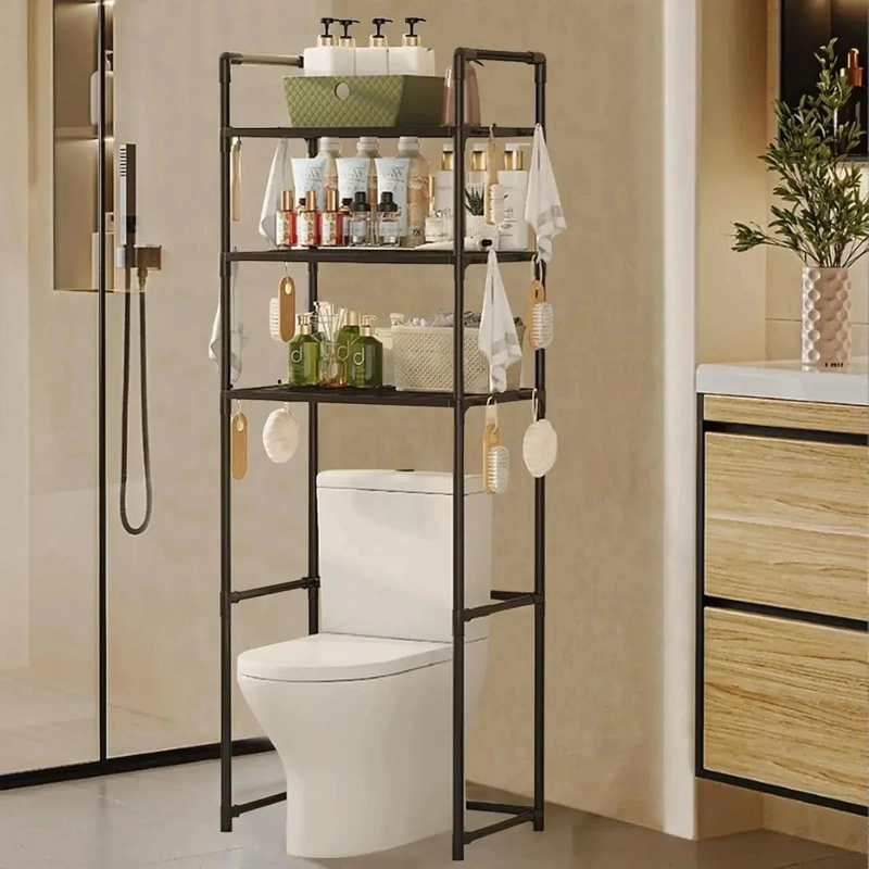 ESTANTE ORGANIZADOR PARA BAÑO DE 3 NIVELES EN METAL RESISTENTE - 5