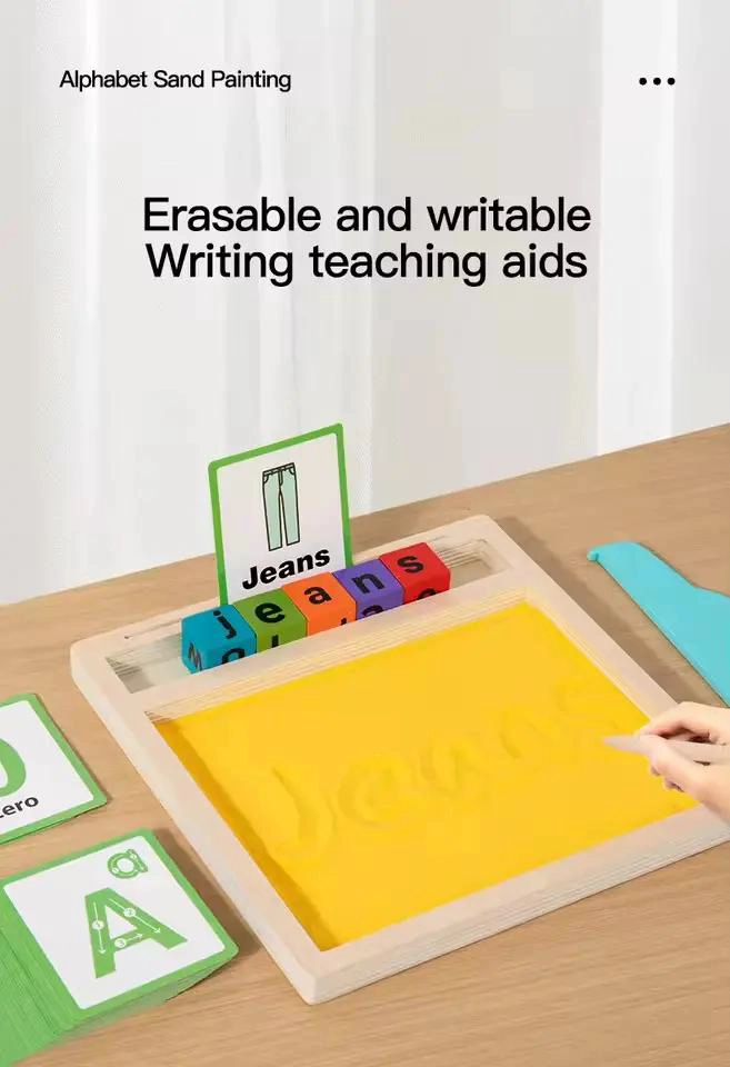 BANDEJA SENSORIAL MONTESSORI PARA ESCRIBIR Y ESTIMULAR HABILIDADES - 3