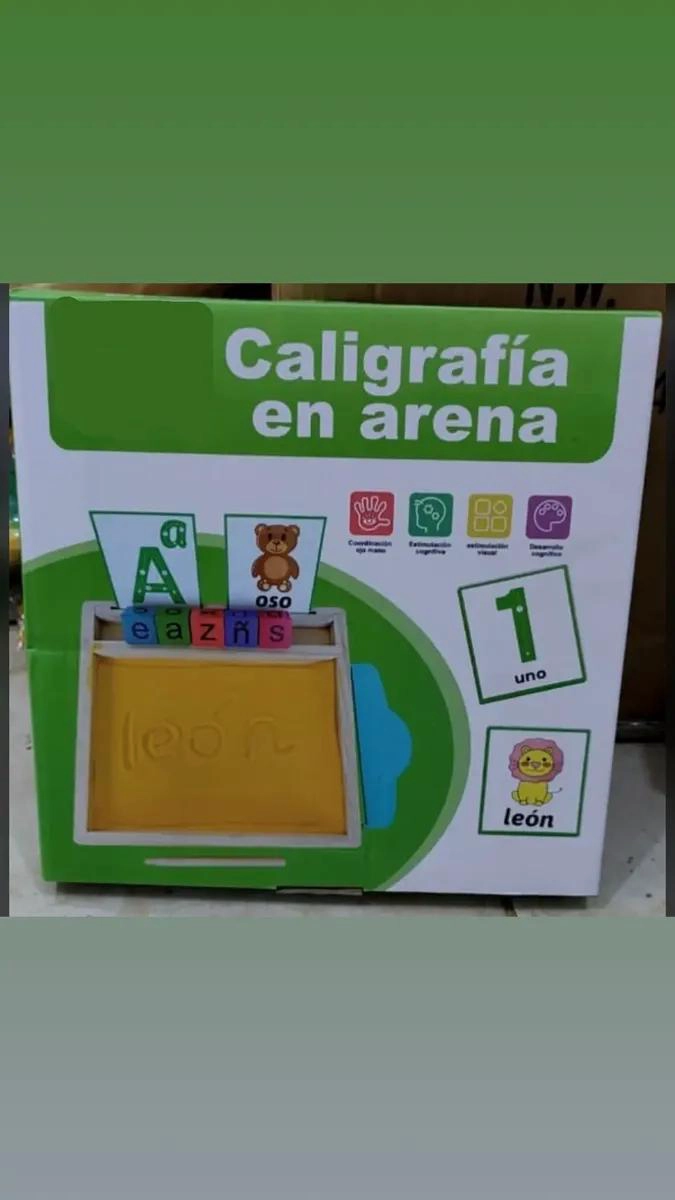 BANDEJA SENSORIAL MONTESSORI PARA ESCRIBIR Y ESTIMULAR HABILIDADES - 5