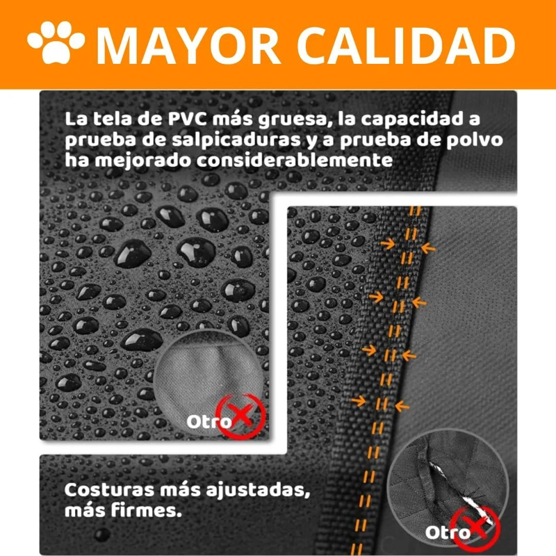 FUNDA IMPERMEABLE PARA MALETERO DE AUTO IDEAL PARA MASCOTAS - 3