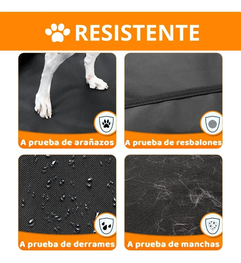 FUNDA IMPERMEABLE PARA MALETERO DE AUTO IDEAL PARA MASCOTAS - 4