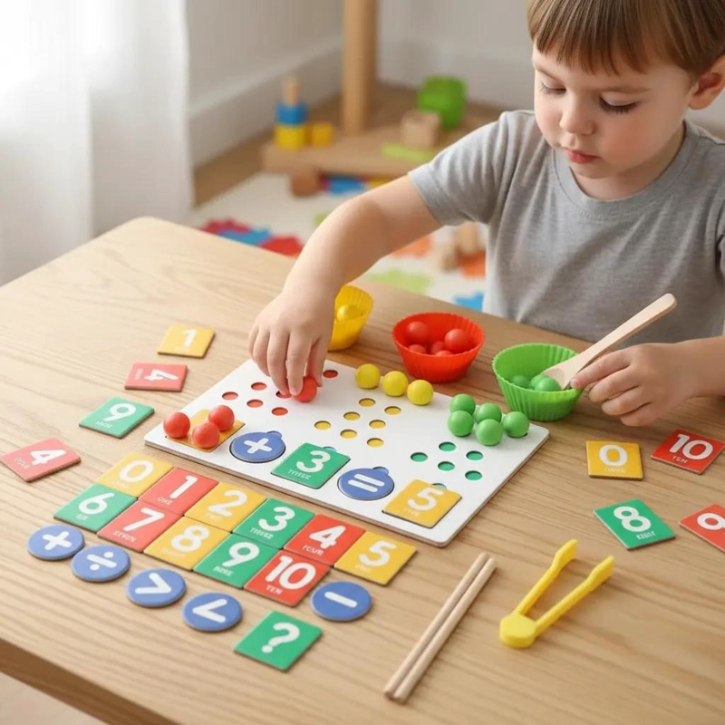 JUEGO DIDACTICO PARA APRENDER SUMAS Y RESTAS CON OPERACIONES MATEMATICAS - 1