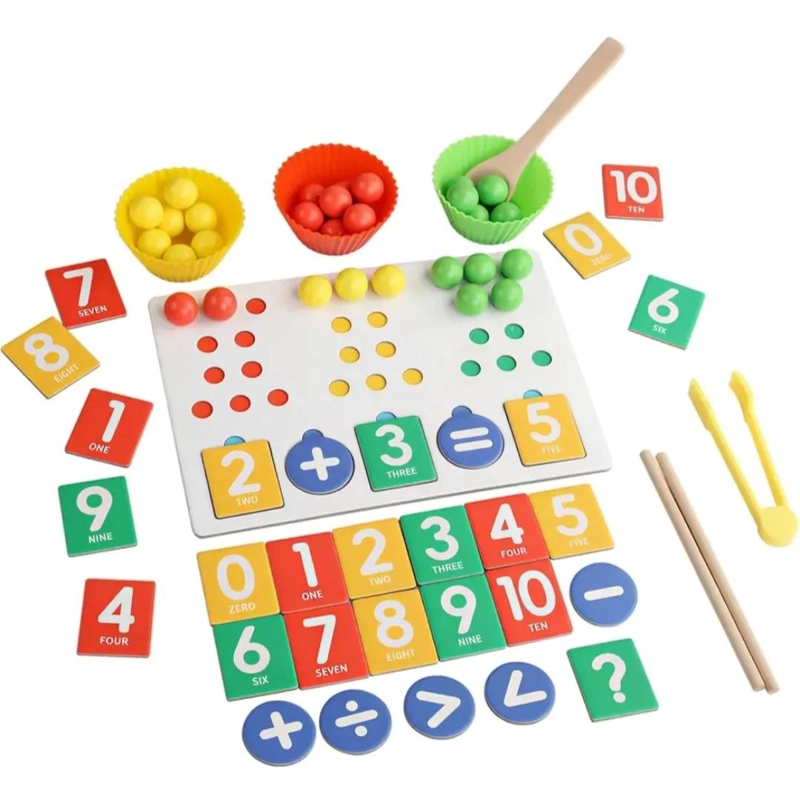 JUEGO DIDACTICO PARA APRENDER SUMAS Y RESTAS CON OPERACIONES MATEMATICAS - 2