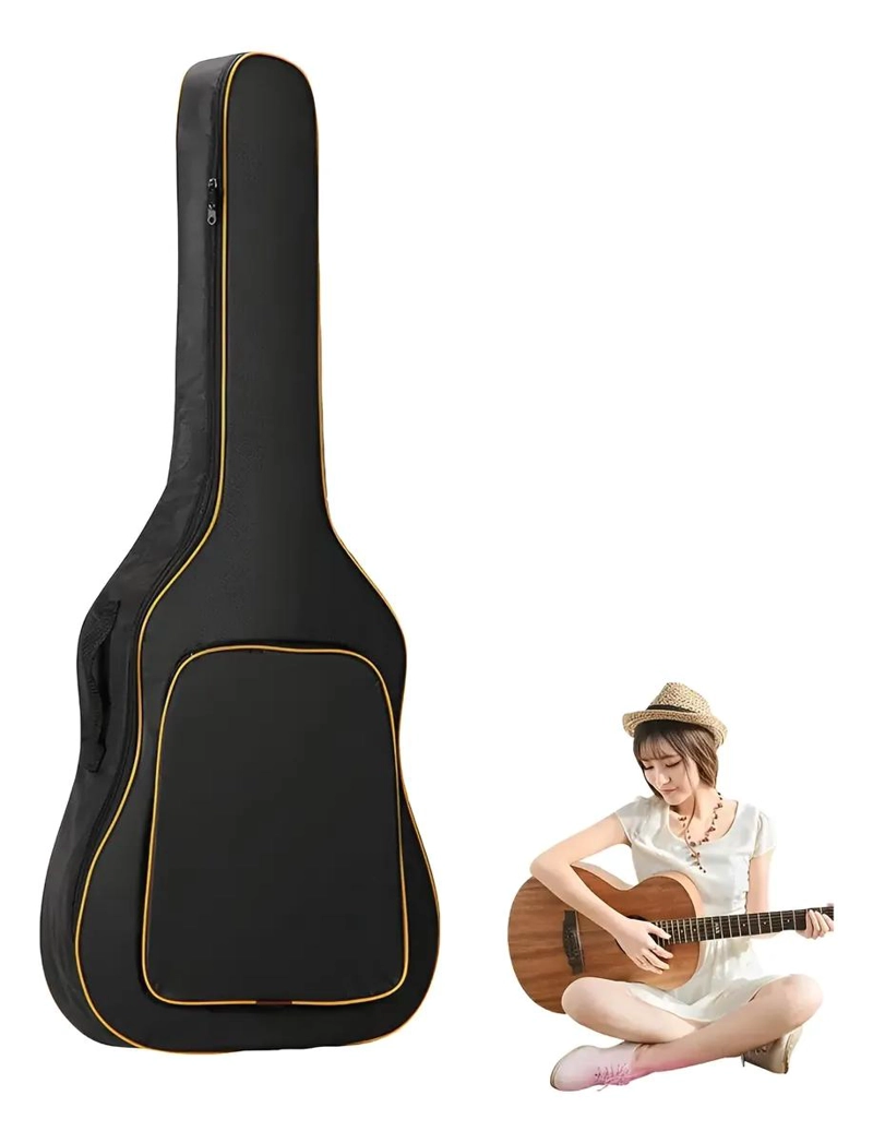 FUNDA IMPERMEABLE PARA GUITARRA DE TELA OXFORD 40-41 PULGADAS - 1