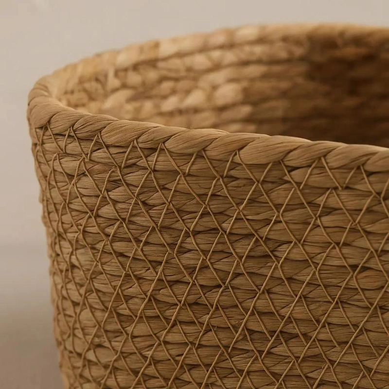 CANASTO ORGANIZADOR DE JUNCO 34X24X17 CM PARA ALMACENAMIENTO - 2