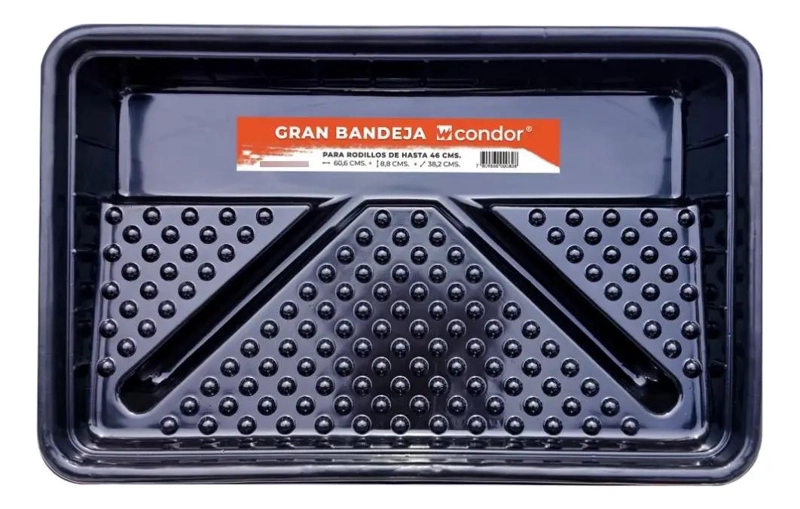 BANDEJA PARA PINTURA CON CAPACIDAD PARA RODILLOS DE HASTA 46 CM - 1