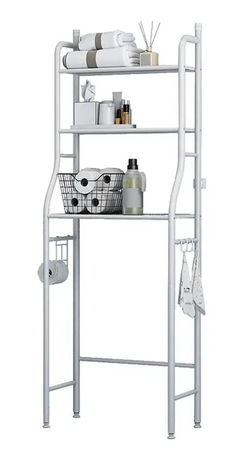 ESTANTE ORGANIZADOR PARA BAÑO CON TRES NIVELES Y DISEÑO COMPACTO - 3